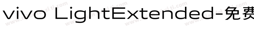 vivo LightExtended字体转换